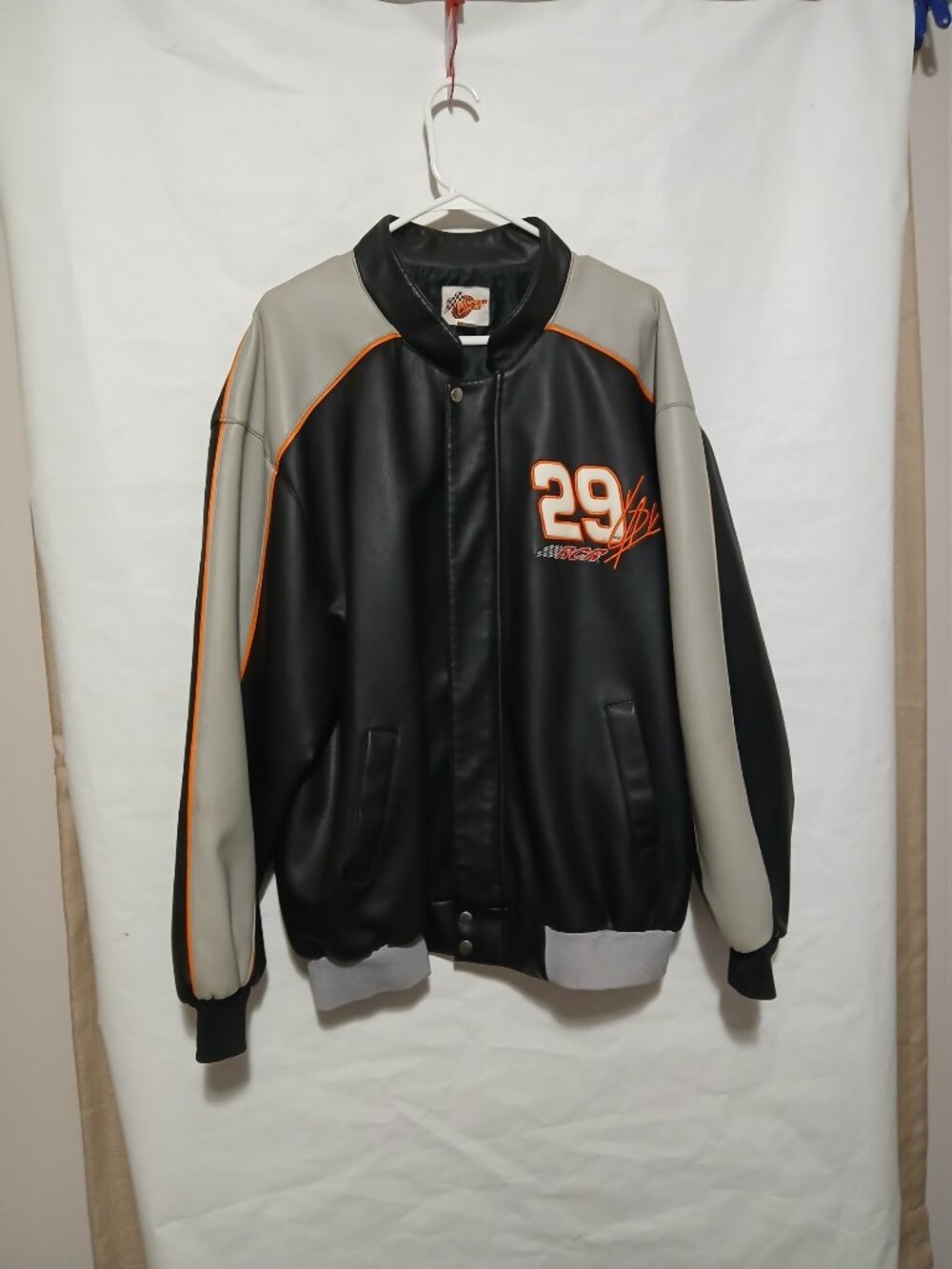 Vintage Nascar Kevin Harvick Winner's Circle GM Goodwrench Leather? Jacket XXL